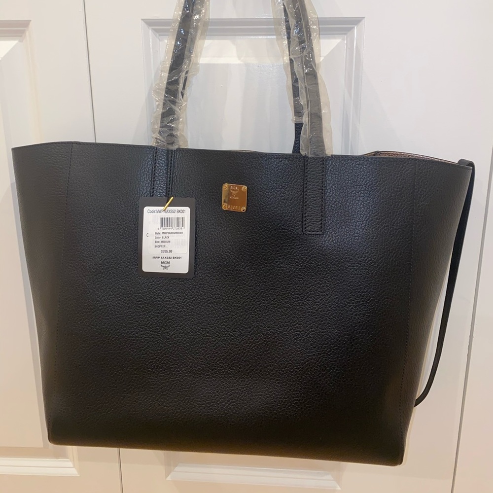 *SOLD* MCM Reversible New Large Shopper Purse